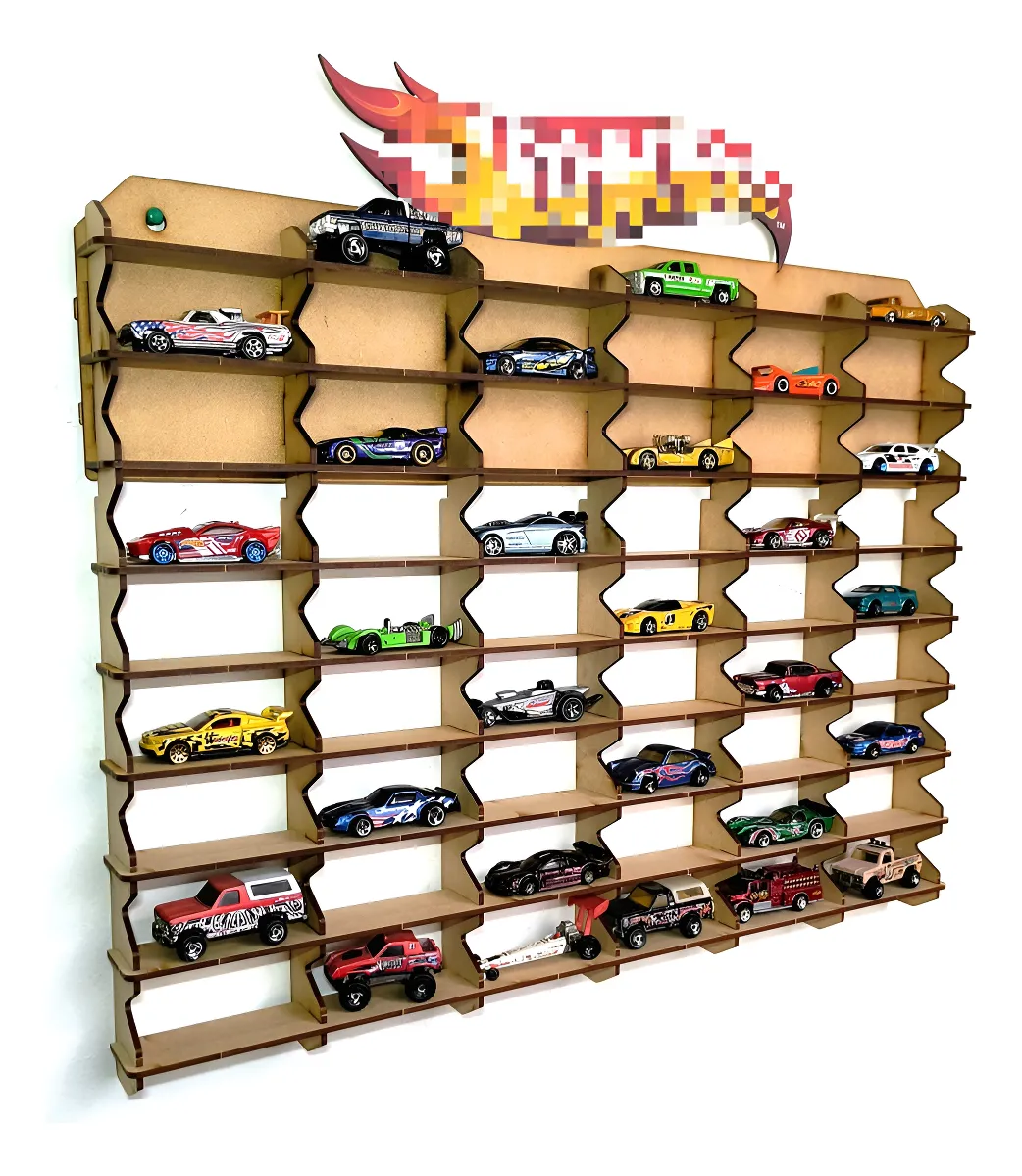 ML: Exhibidor Coleccionador De Hot Wheels Para 54 Carritos