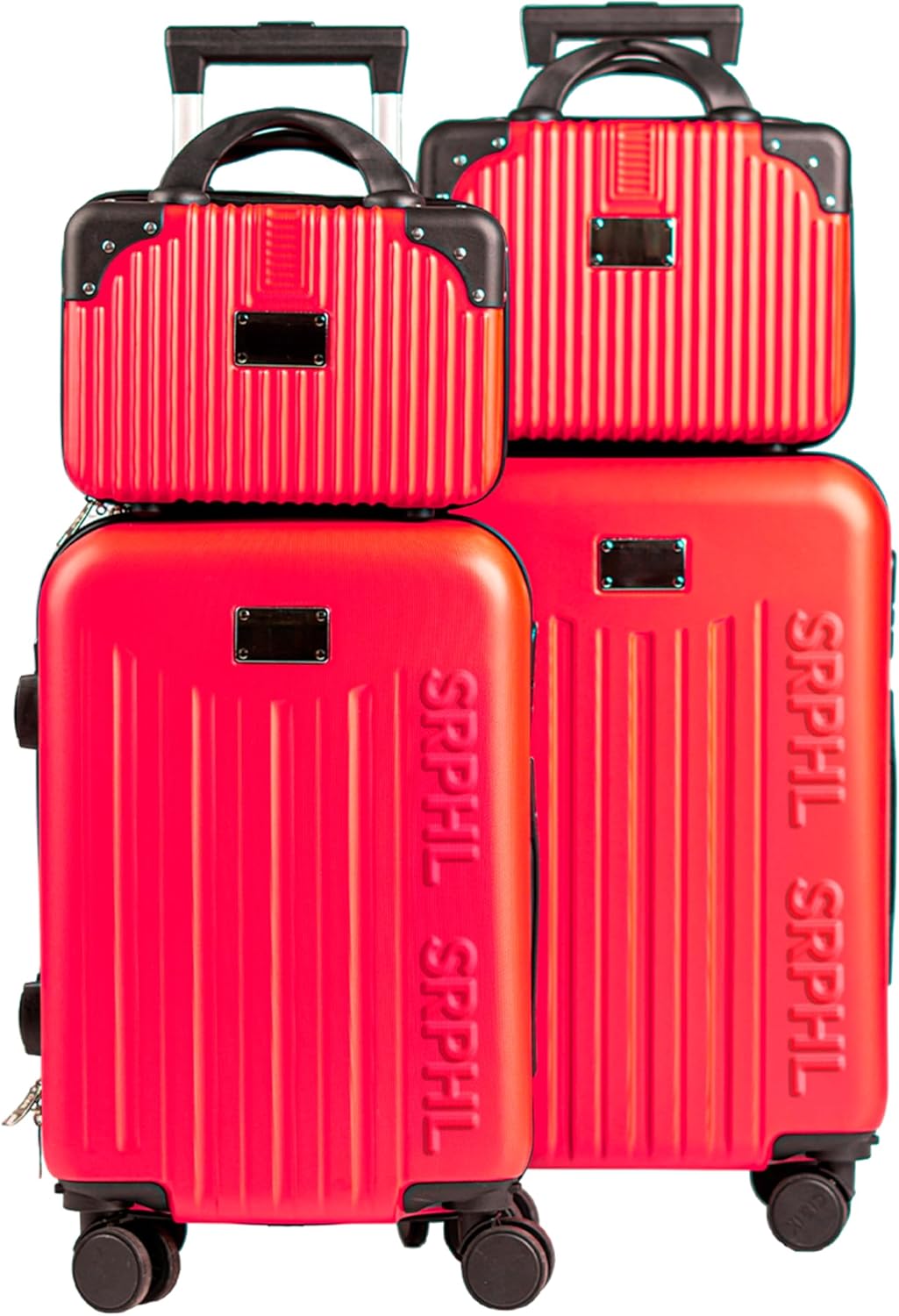 Amazon: Set de 4 Maletas con ruedas 360