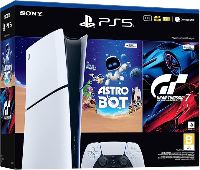PS5 Digital ASTRO BOT y Gran Turismo 7 |15 MSI