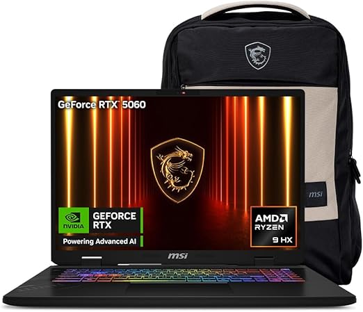 Laptop Gaming MSI Crosshair 17″ GeForce RTX5060 | 18MSI
