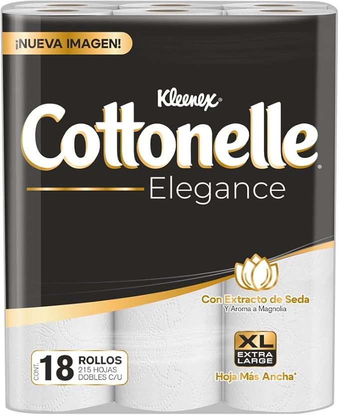 Kleenex Cottonelle Elegance XL 18 Rollos