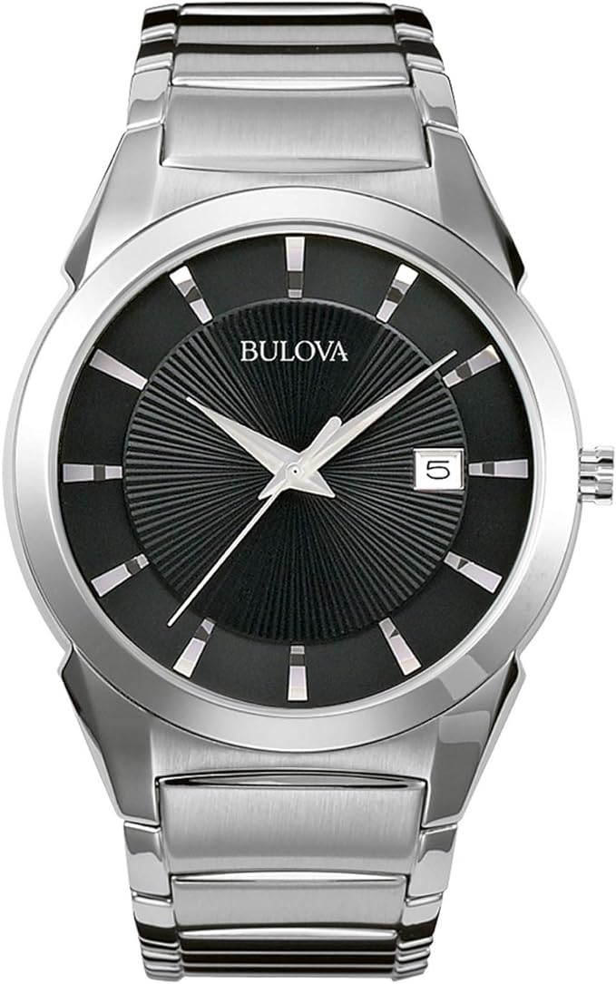 Bulova Reloj clásico de cuarzo para hombre|15MSI