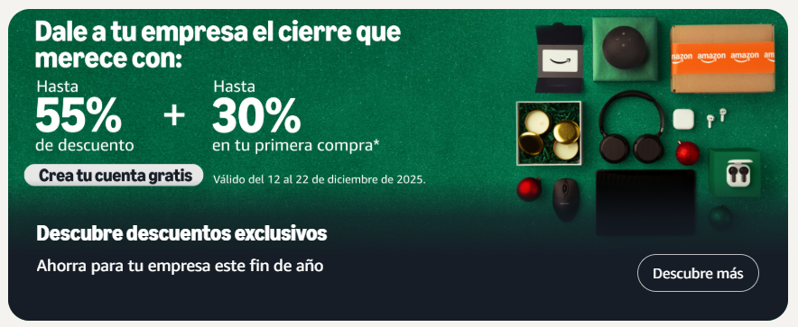 Amazon-Business: Descuento de hasta $ 2,000 en tu primera compra