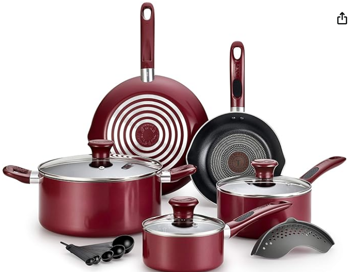 T-fal Batería de Cocina de 14 piezas