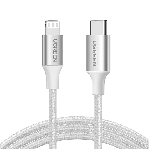 UGREEN Cable USB C a Lightning Nylon Trenzado