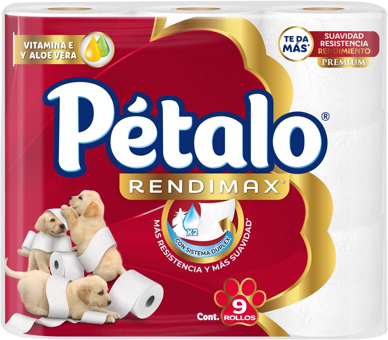 Pétalo Rendimax Papel Higiénico Maxi Rollo