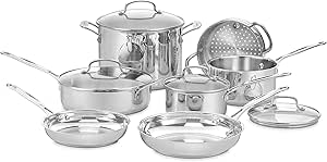 Cuisinart-Juego de 11 piezas de acero inoxidable | 15 msi