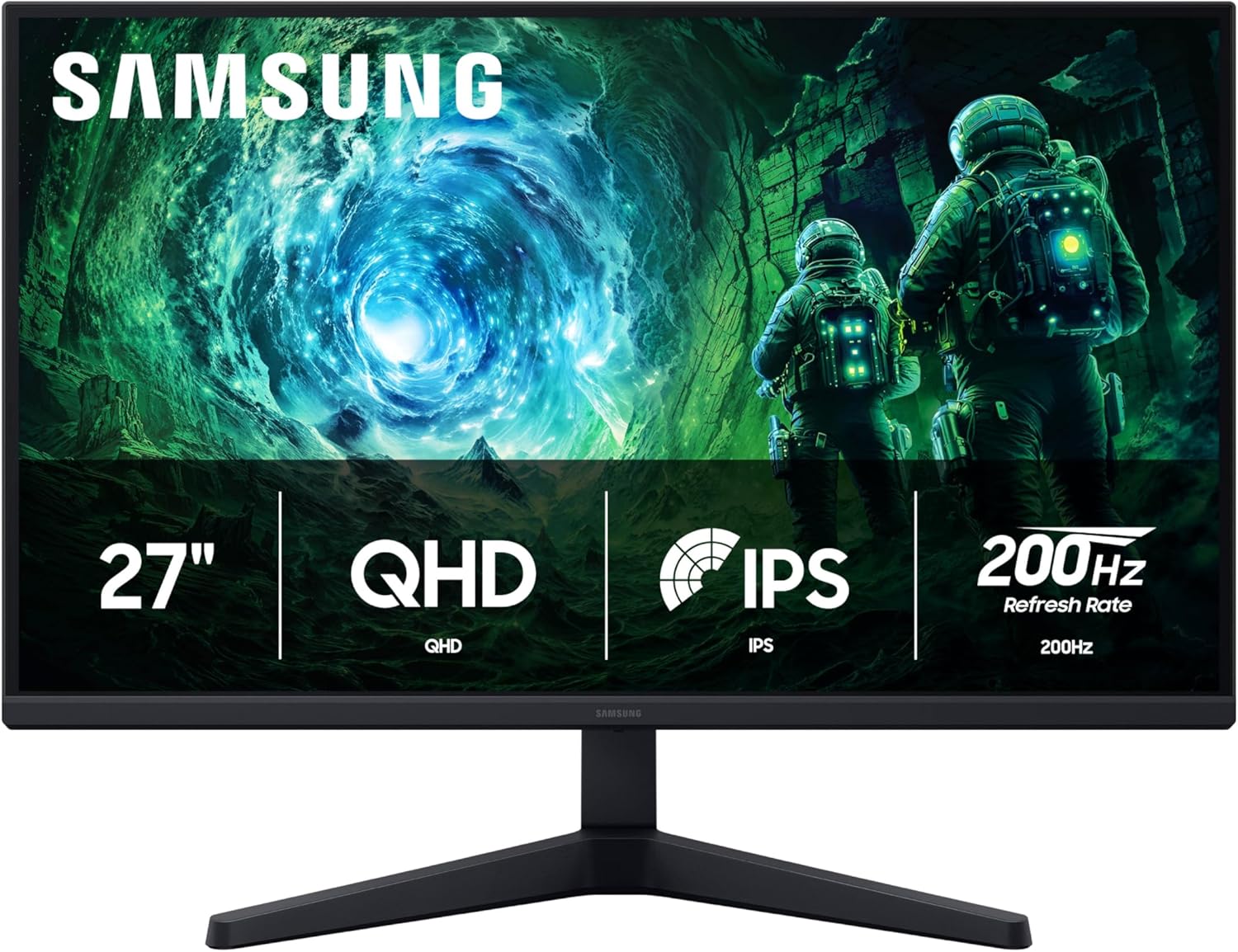 SAMSUNG, Monitor QHD Odyssey G5 G53F de 27″, HDR10, 200-Hz