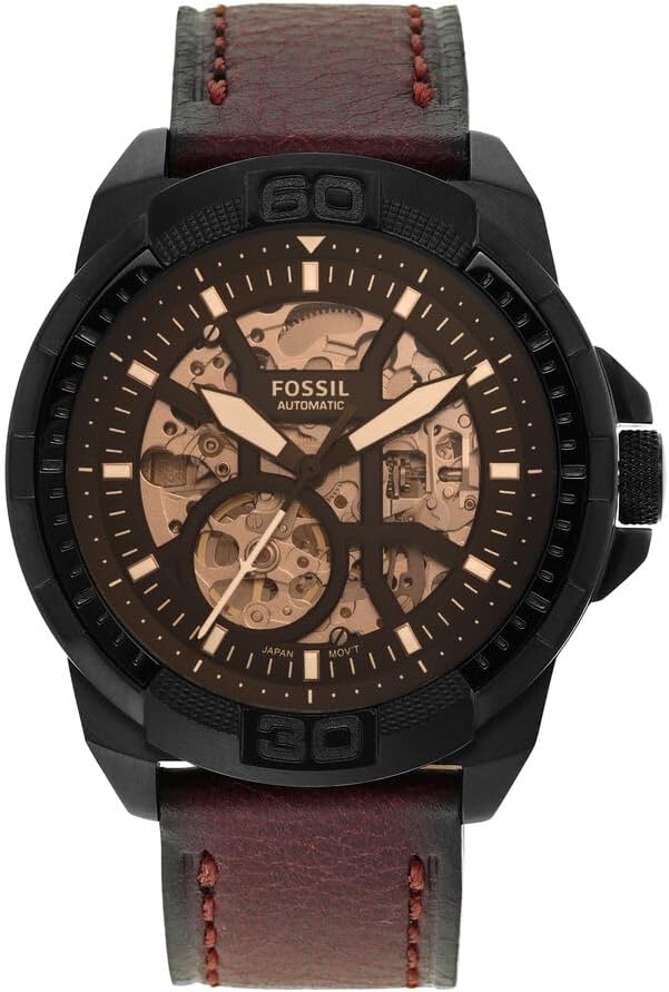 Fossil Reloj modelo bronson de piel