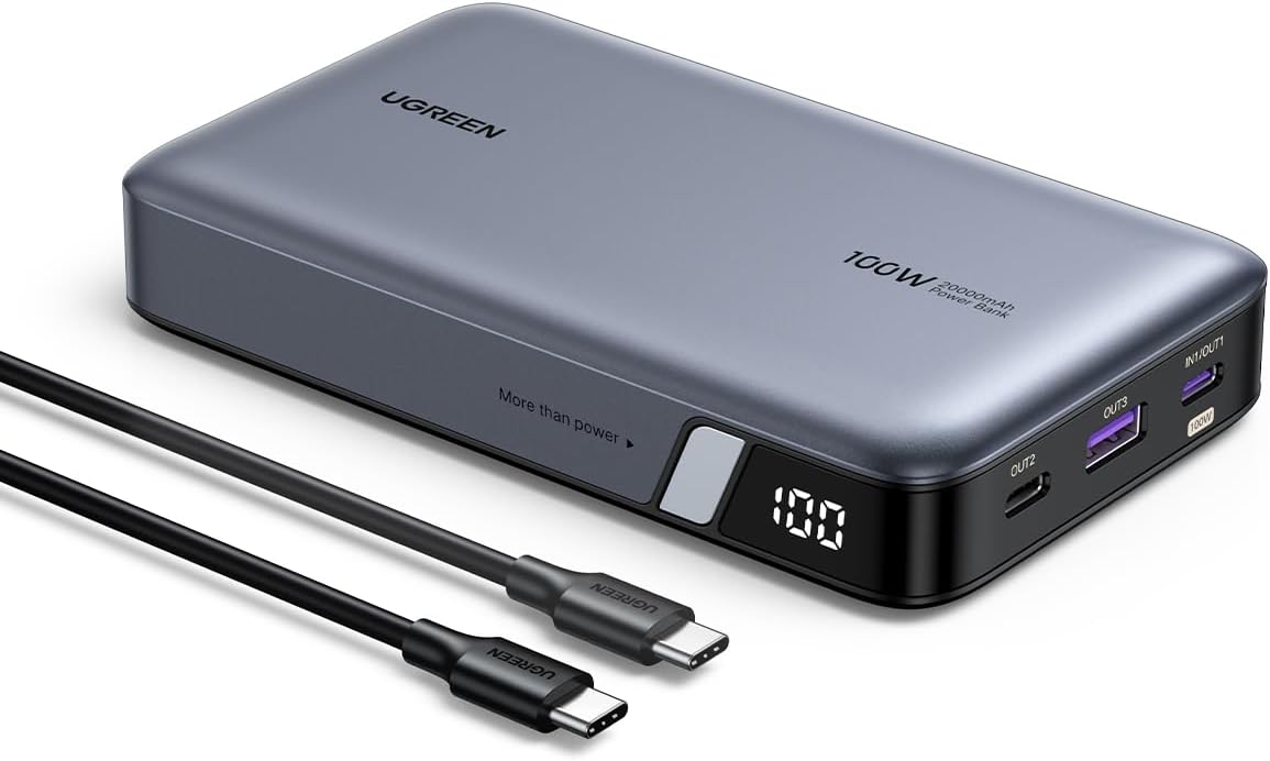UGREEN 100W Power Bank 20000mAh