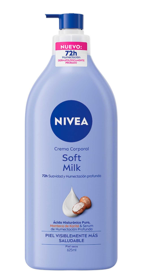 Nivea Body Crema Corporal Body Soft Milk 625ml