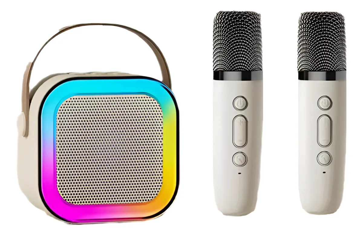 Mini Bocina Portátil Bluetooth con Karaoke