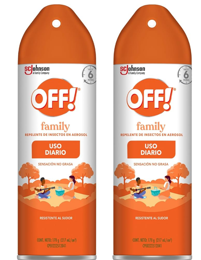 OFF Family Aerosol Repelente pack de 2