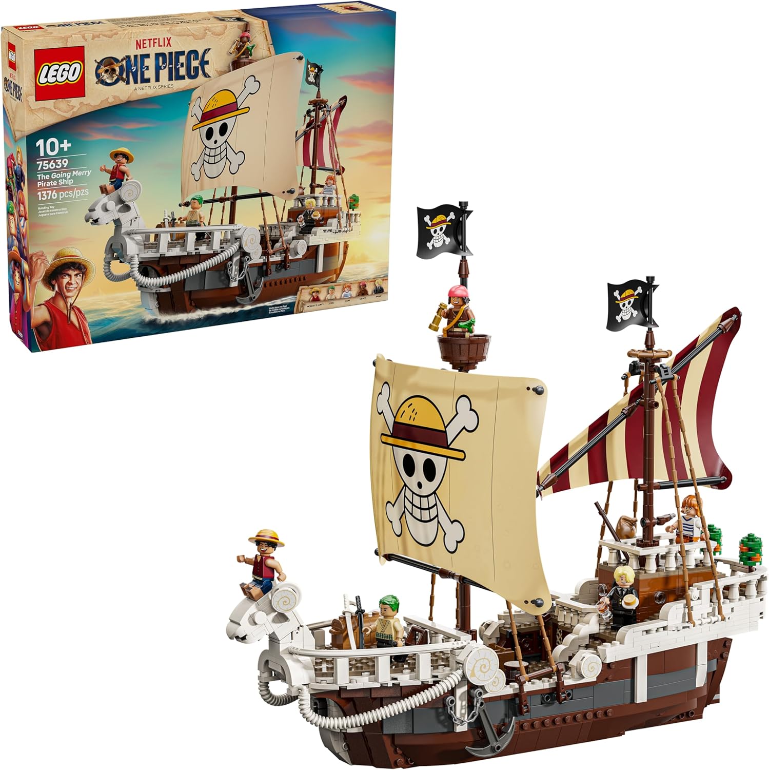 Lego One Piece Barco Pirata Going Merry Set