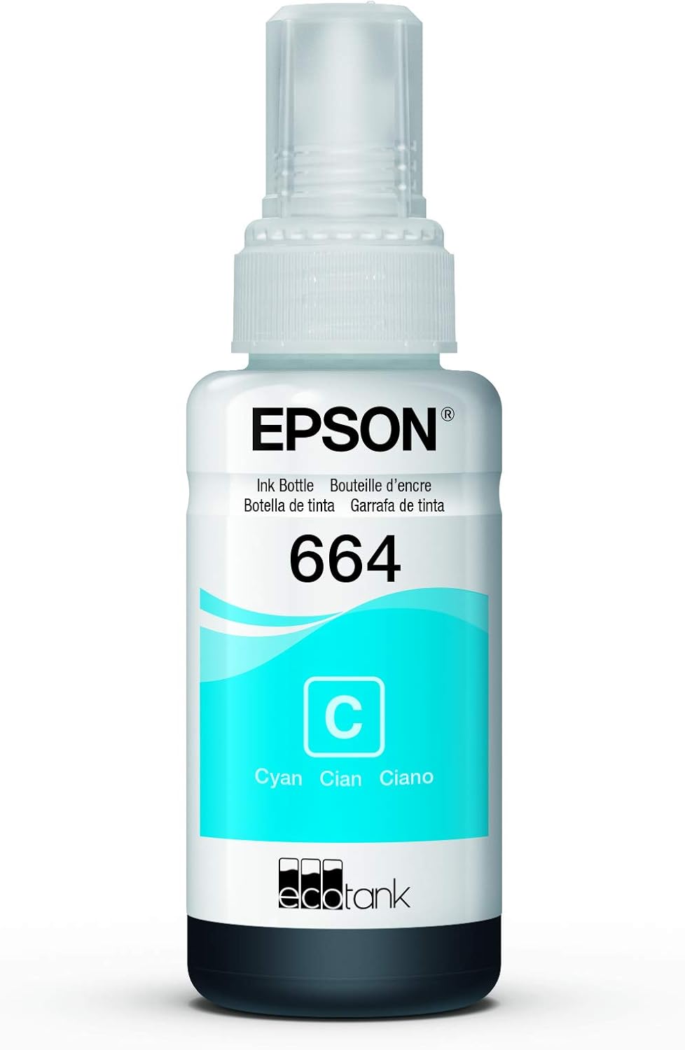 Epson Ecofit Botella de Tinta Color Cian T664