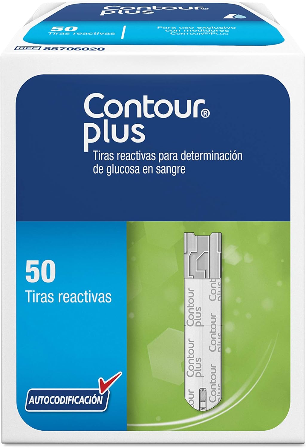 50 Pack Contour Plus Tiras Reactivas