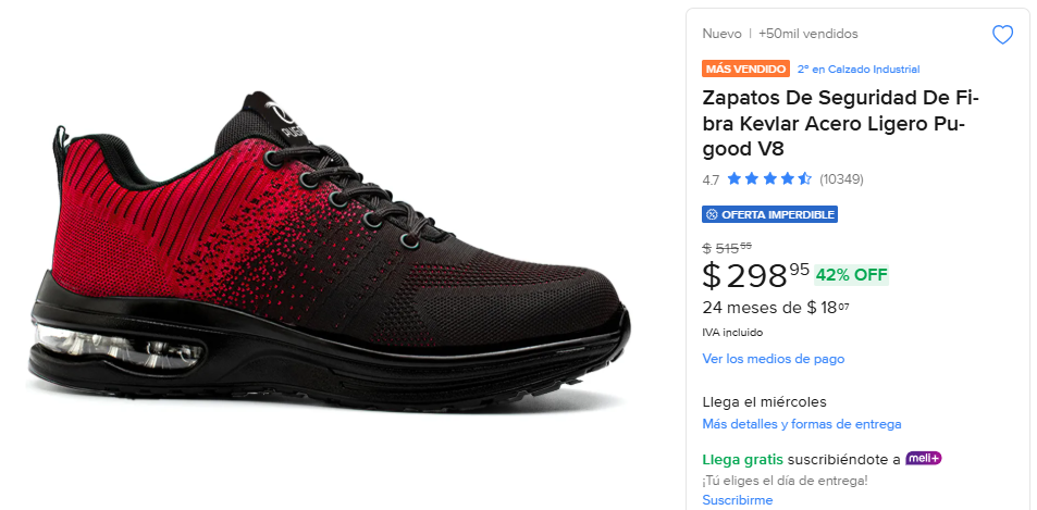 Zapatos De Seguridad De Fibra Kevlar