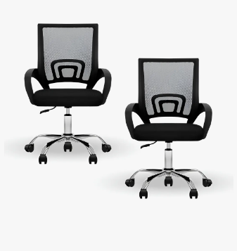 Set De 2 Silla Oficina Escritorio