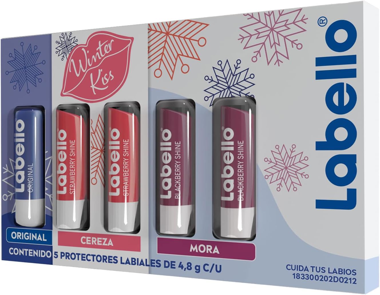 5 Pack Labello Bálsamo Labial