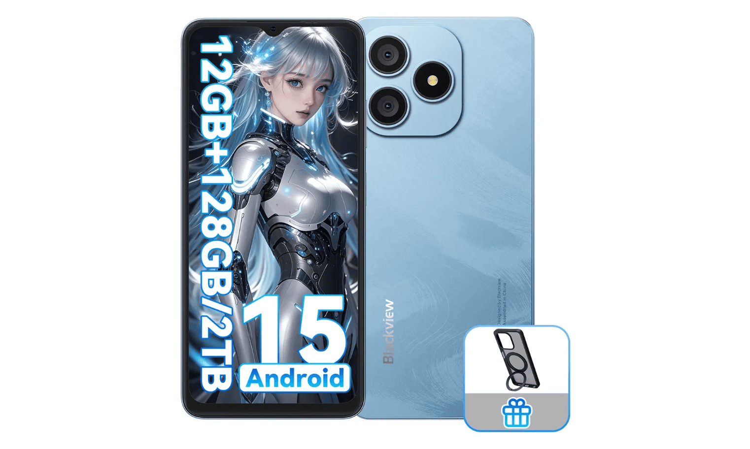 Celular Blackview Dual SIM con Android 15