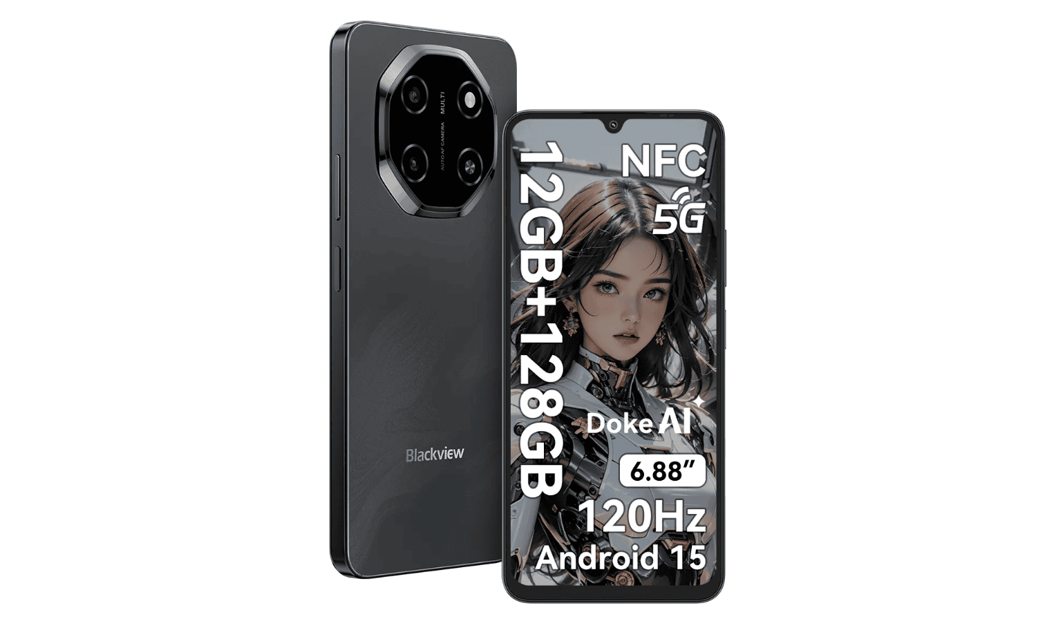 Celular Blackview Shark 6 con Android 15