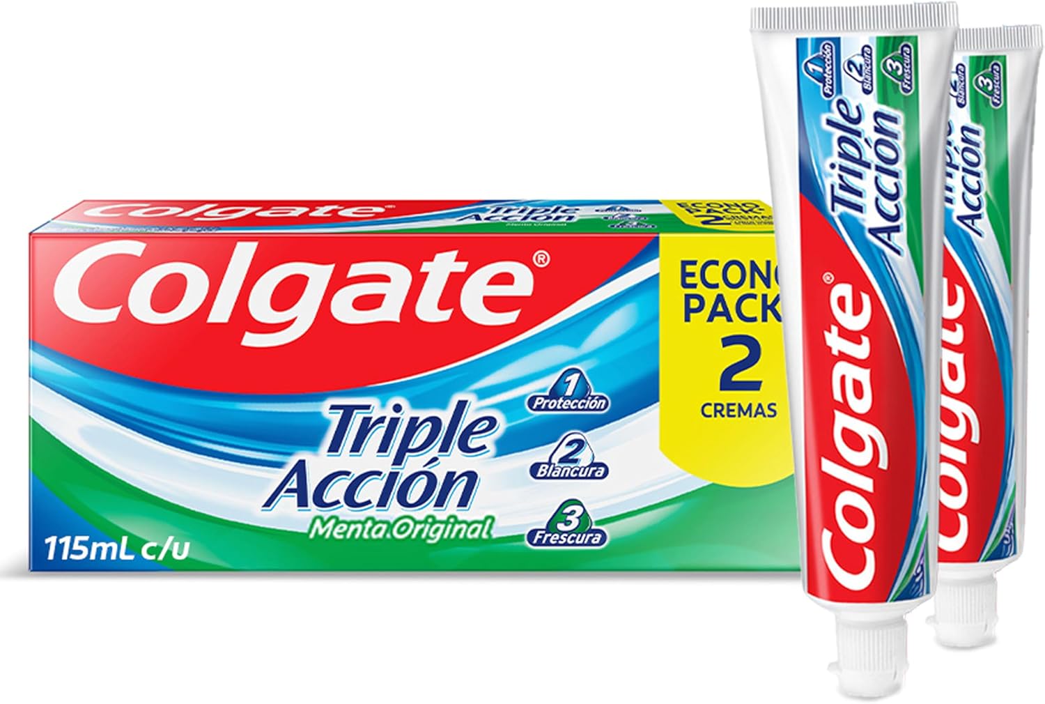 Colgate Pasta Dental Triple Acción Menta 2 x 115 ml