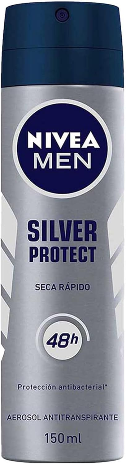 NIVEA MEN Antitranspirante Antibacterial Iones de Plata Hombre