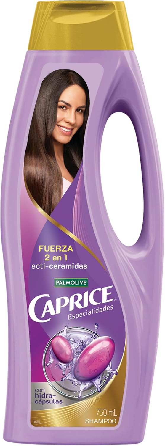 Caprice Shampoo Especialidades Acti-Ceramidas 2 en 1 750 ml.