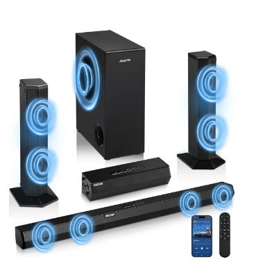 Barra De Sonido 5.1 Con Subwoofer