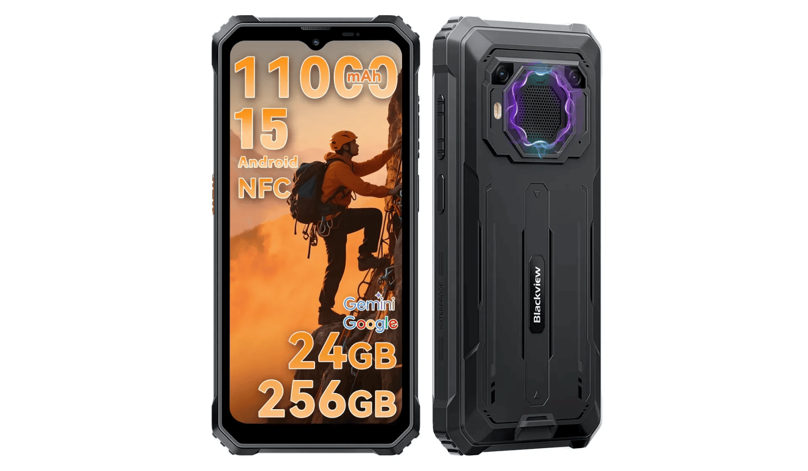 Celular Blackview Bv6200 Plus de 24 GB de RAM y 256 GB de almacenamiento