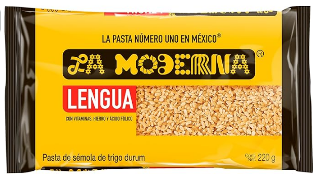 La Moderna Lengua Pasta Para Sopa 220 Gramos