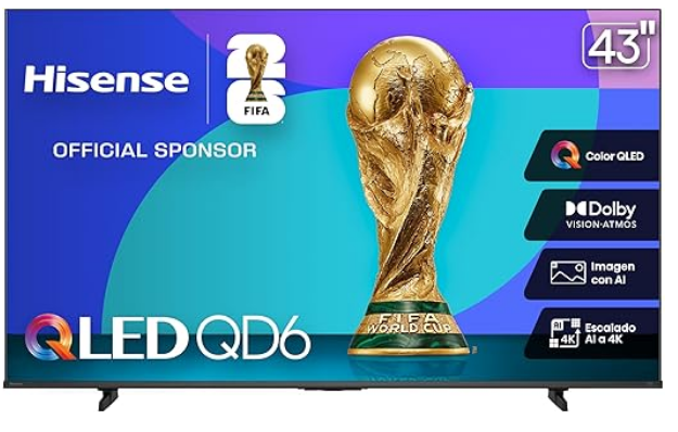 Pantalla 43 Pulgadas,QLED Smart Fire TV
