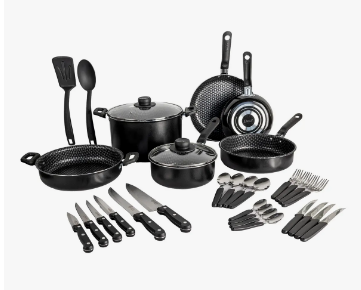 Batería de Cocina con Antiadherente Ekco