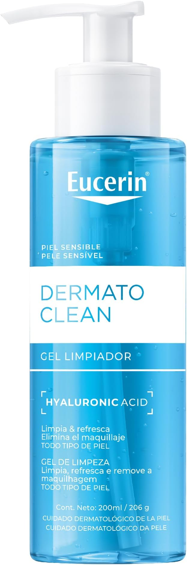 Eucerin Dermatoclean Gel Limpiador Facial 200Ml