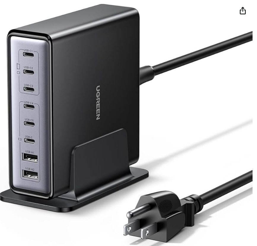 UGREEN Cargador 200W GAN y 8 Puertos