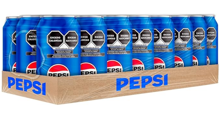 Pepsi Cola 355ml  Paquete de 24 latas