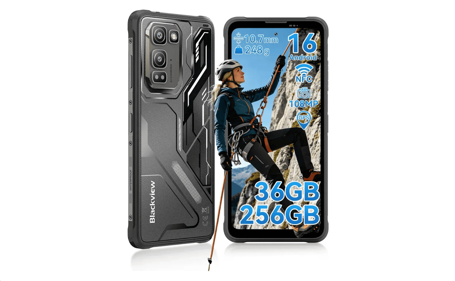 Celular Blackview Fort 5 de 256GB con Android 16