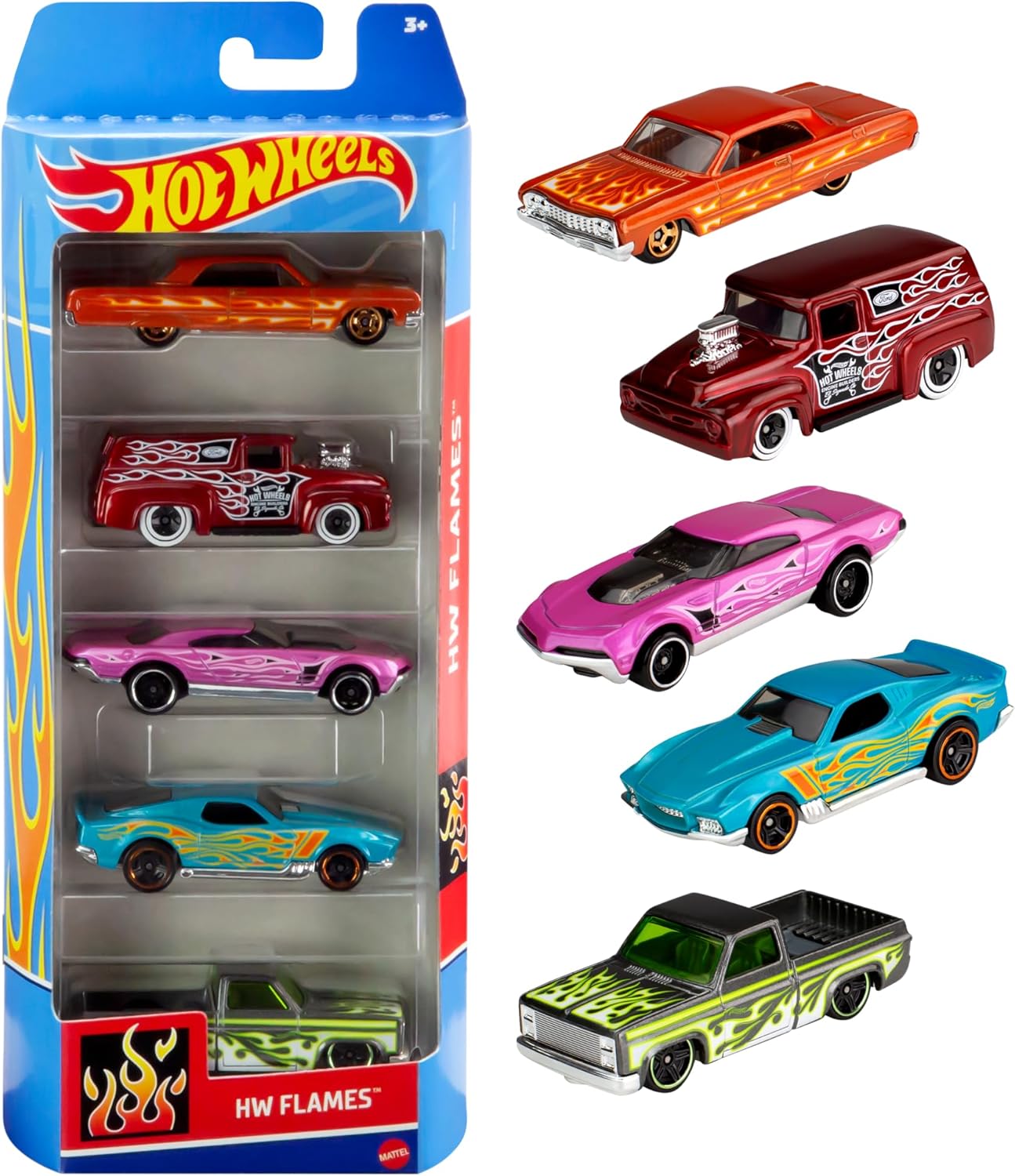 Hot Wheels Paquete Sorpresa 5 Autos