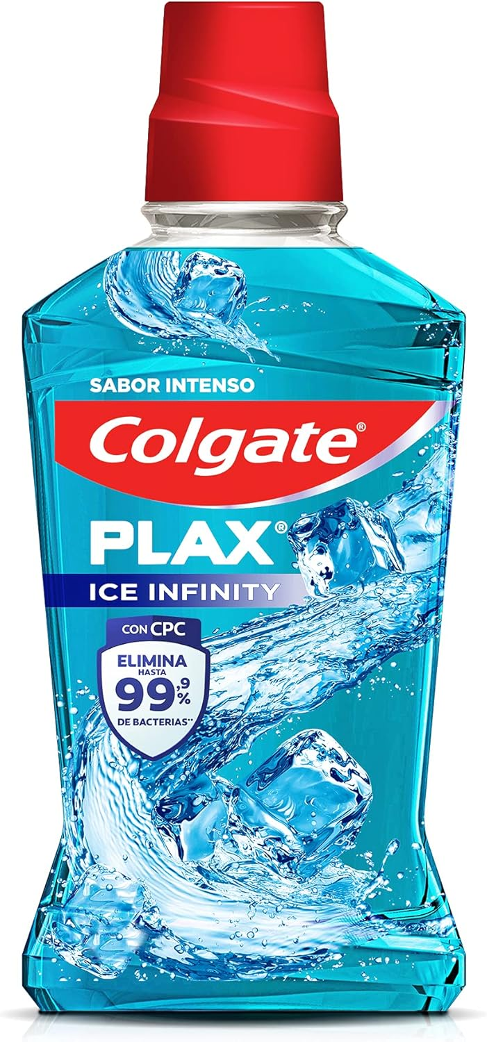 Colgate Enjuague Bucal Plax Ice Infinity 500 ml