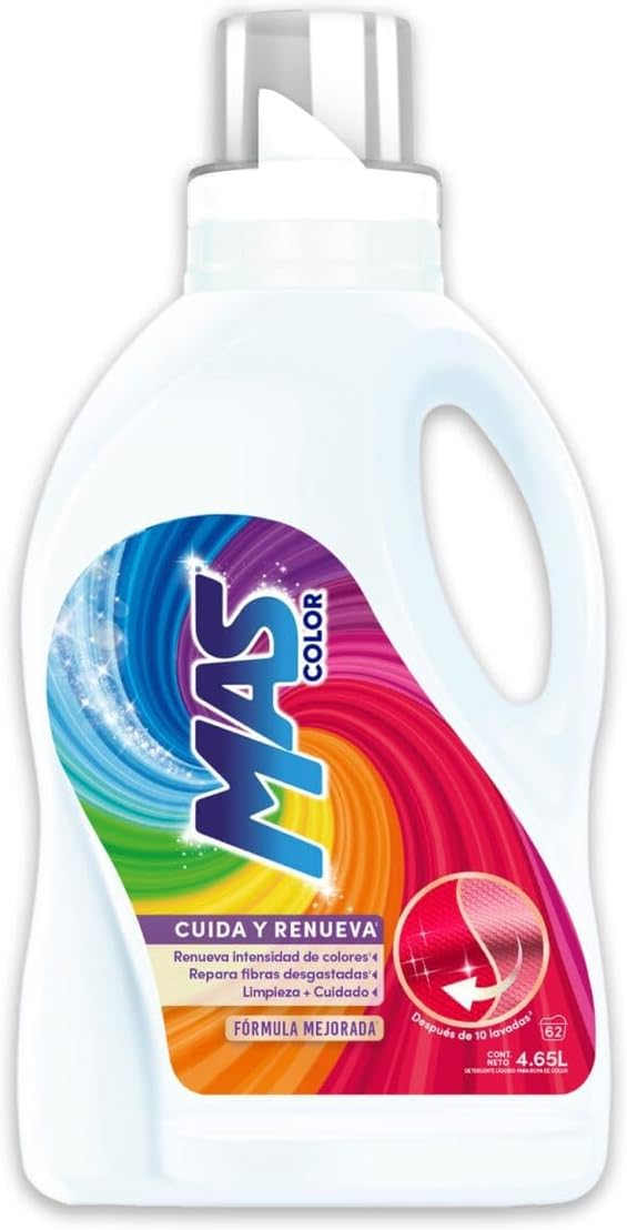 MAS Color Detergente Líquido 4.65 L