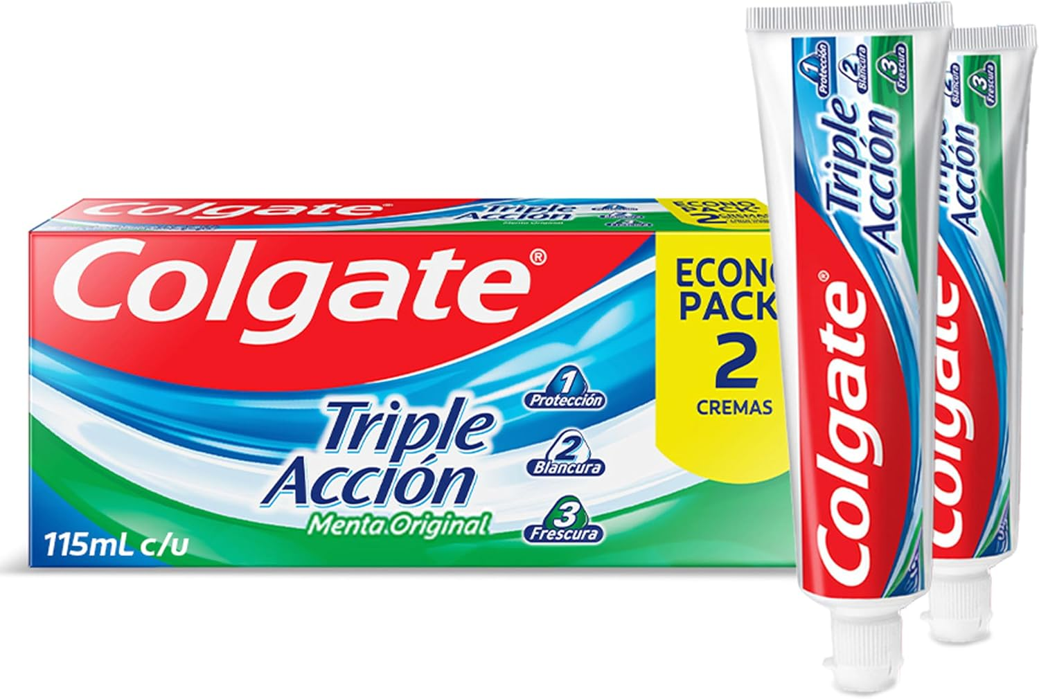 Colgate Pasta Dental Triple Acción 2 x 115 ml