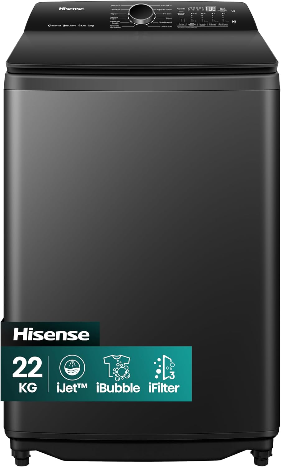 Hisense Lavadora de carga superior