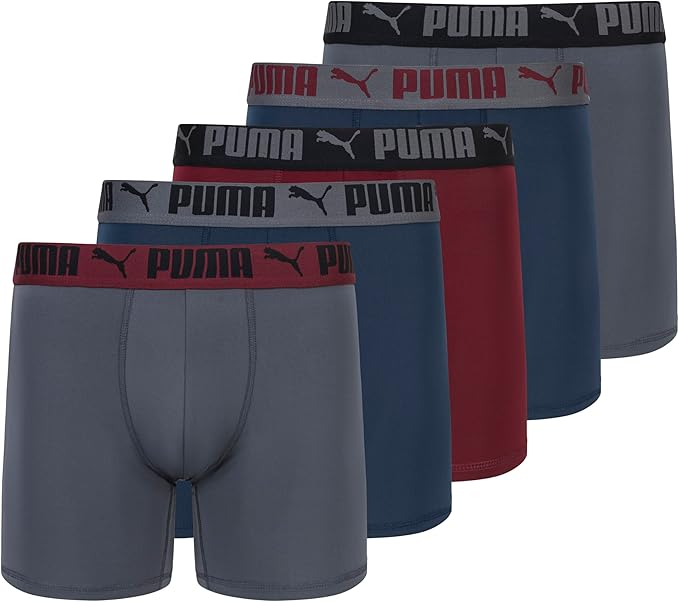 Puma 5 Pack Performance Boxer