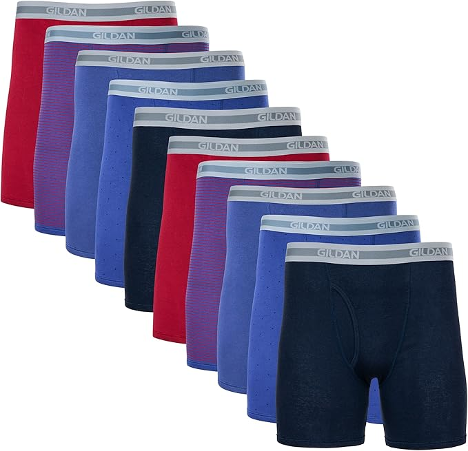 Gildan Mens Underwear Boxer Briefs
