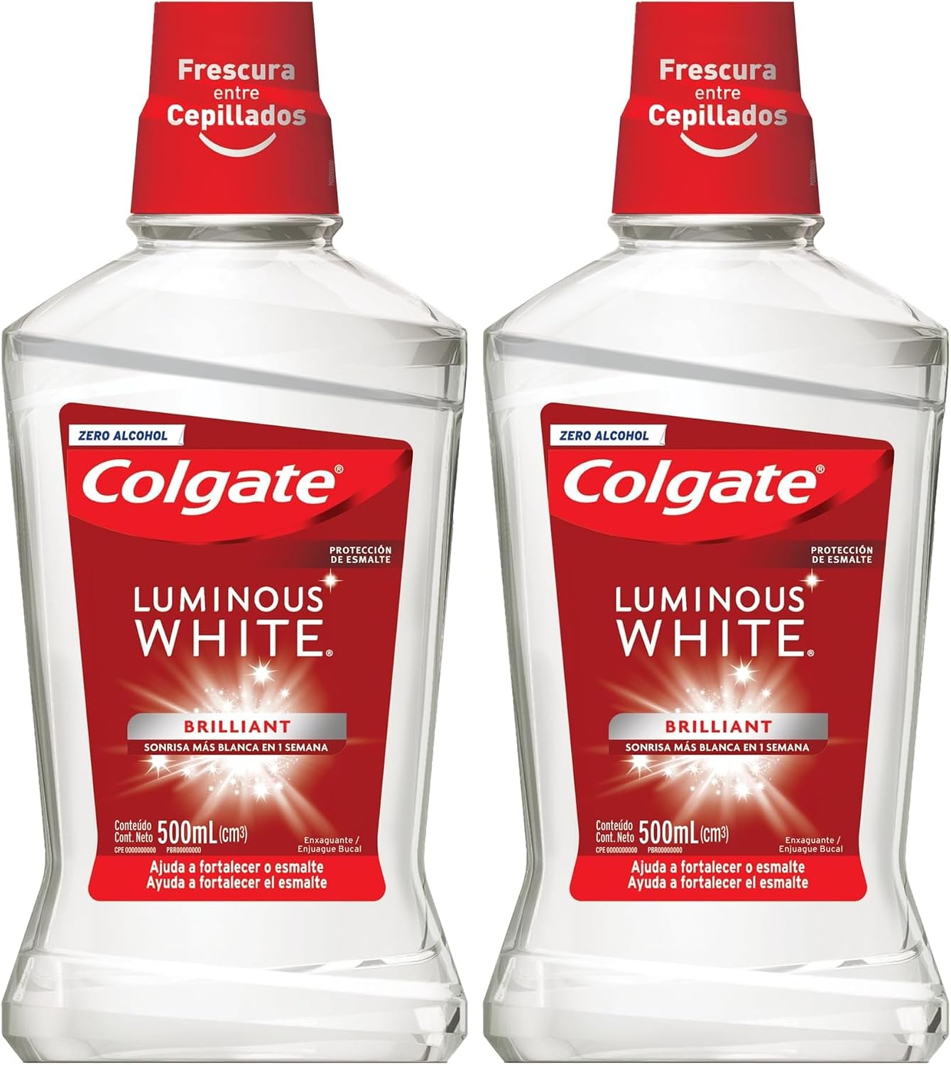 Colgate Enjuague Bucal Luminous White 500 ml