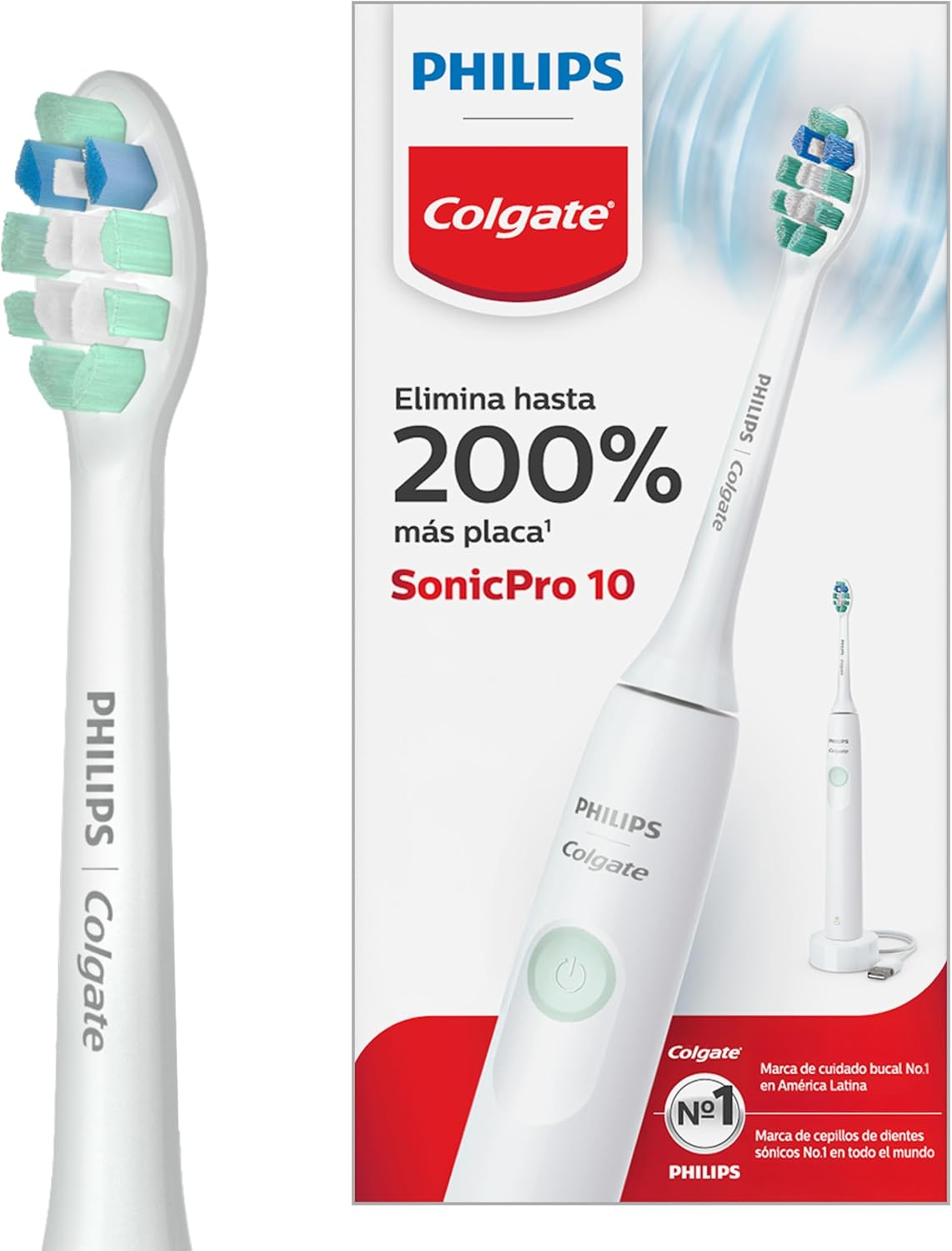 Philips Colgate Cepillo de Dientes Eléctrico SonicPro 10