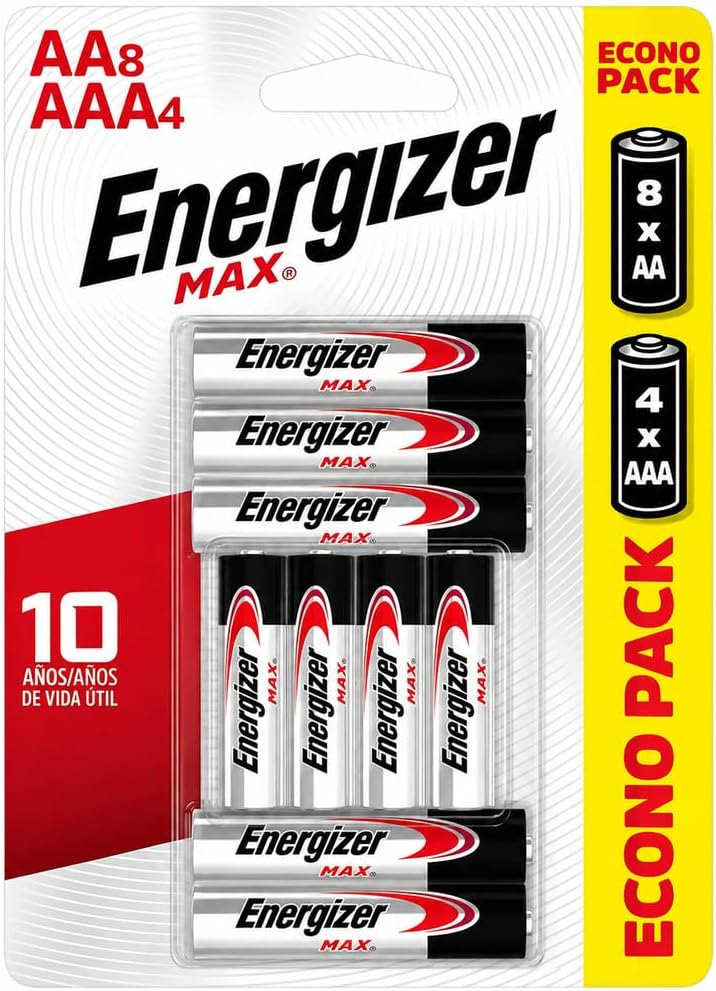 Energizer – Pilas Alcalinas AA y AAA