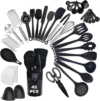 45 Pcs Juego de Utensilios de Cocina