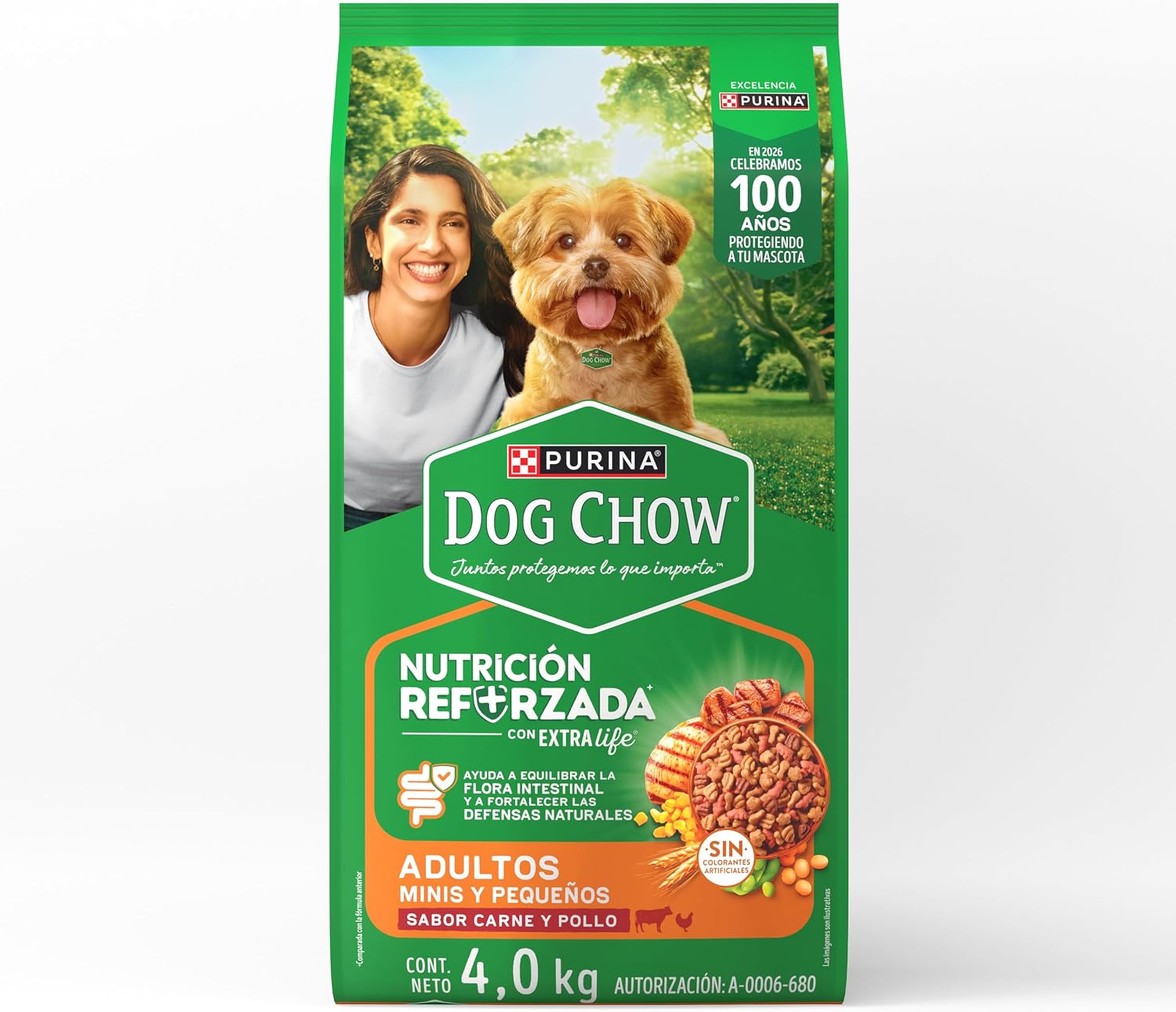 Dog Chow Purina Comida para Perros Adulto Raza Pequeña