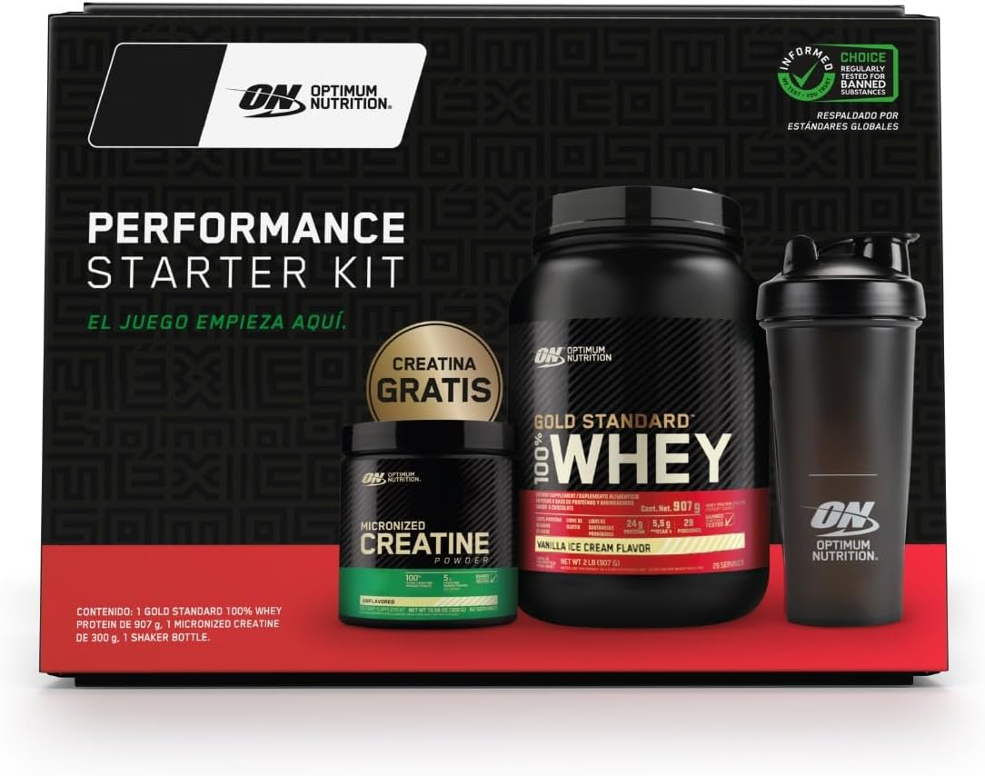 ON Starter Kit – Proteína ON vainilla Creatina Shaker